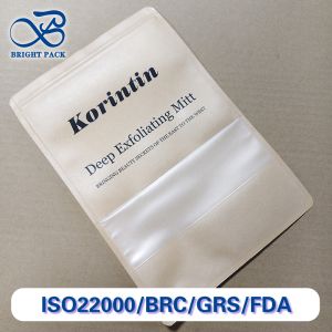 Sacs à vitres en papier kraft multi-couches d'emballage composite Aliments / café / noix Tailles personnalisées certifiées FDA / SGS & Impression