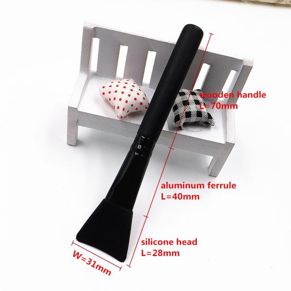 Mask Applicator Silicone Spatula Hairless Brush For Face Mud Peel Masking