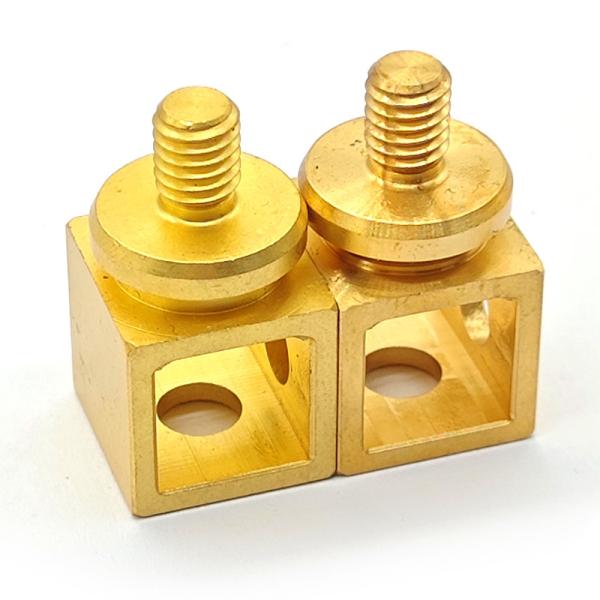 Automotive Custom Made CNC Parts Polishing Turned Brass Components High Precision