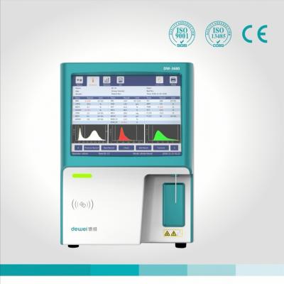 3 Part Diff Clinical Hematology Analyzer Auto CBC Human Blood Test DW-3680