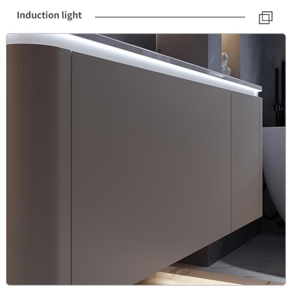 waterproof Slate Bathroom Vanity With Sink And Mirror 42 Inch