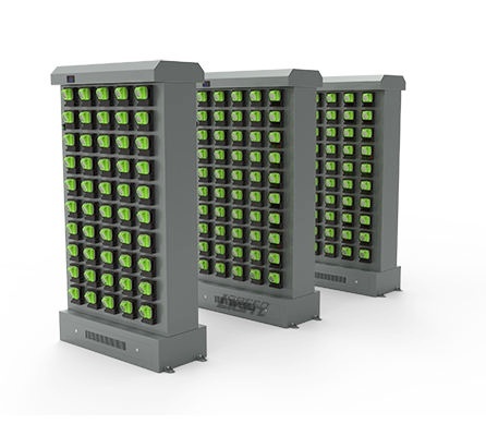 100 Points Cap Lamp Charging Station Mining Charging Rack for Cordless Miner Head Lamp Multi Charging Cabinet with Power Display