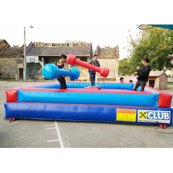 Человеческий надувной замок гладиатора бится на поединке материал брезента ПВК игр спорта