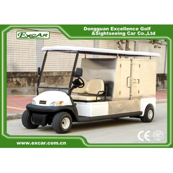 10 Inch Four Wheels Electric Golf Carts STEEL CHASSIS With 2 Seaters
