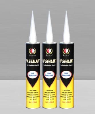 Calafetagem impermeável preta do para-brisa do poliuretano do vedador do silicone 310ml