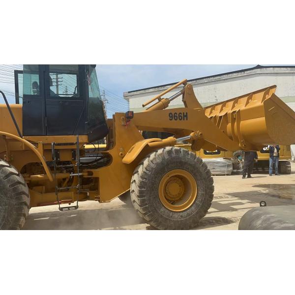 Moving Type Wheel Japan Used Caterpillar 966H Wheel Loader and Denison Hydraulic Pump
