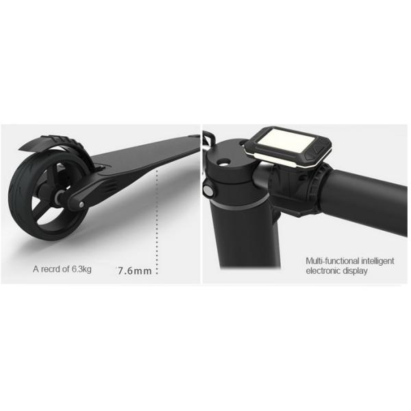 5 Inch 24V 350W 2 Wheel Foldable Electric Scooter With Samsung / Lg Lithium Battery