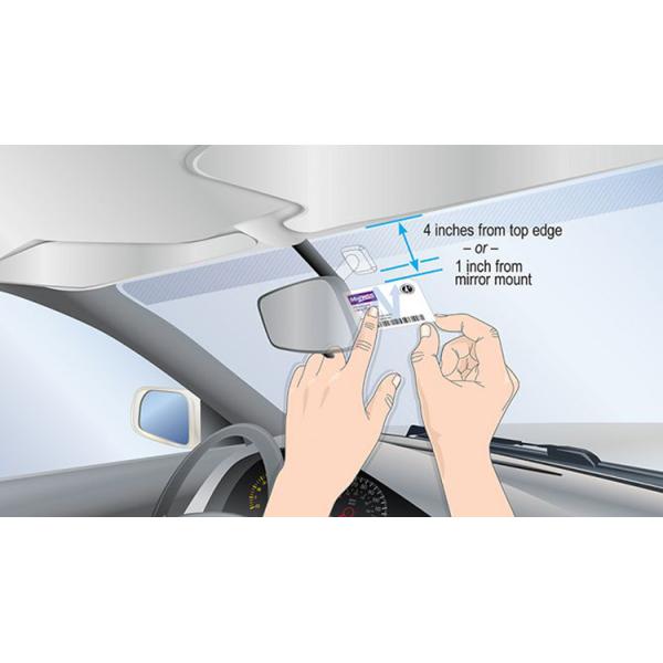 Класс EPC 1 Gen 2 RFID Наклейки на лобовые стекла Наклейки на этикетки Оффсетная печать