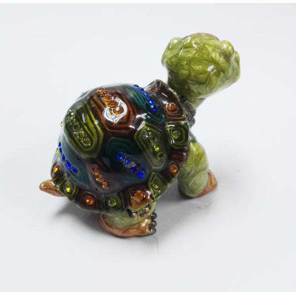 turtle shaped trinket box fashion metal jewelry box wedding trinket boxes