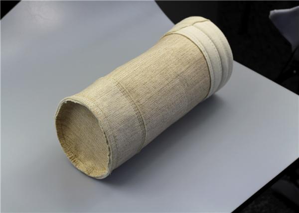 Anti Acid Aramid Filter Bag Carefully Fabricated Ease Installation High Filtration Blow Speed