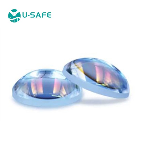 Custom Large Diameter 40 Plano Convex Lens with AR Coating and UV Quartz Material for Optical Instruments