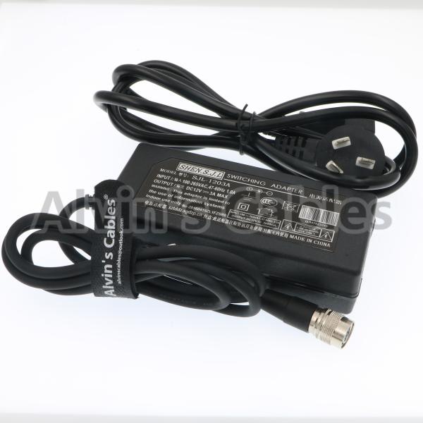 Adaptador fêmea do poder de 12 Pin Hirose para a câmera industrial 12V 3A de AVT GIGE Sony