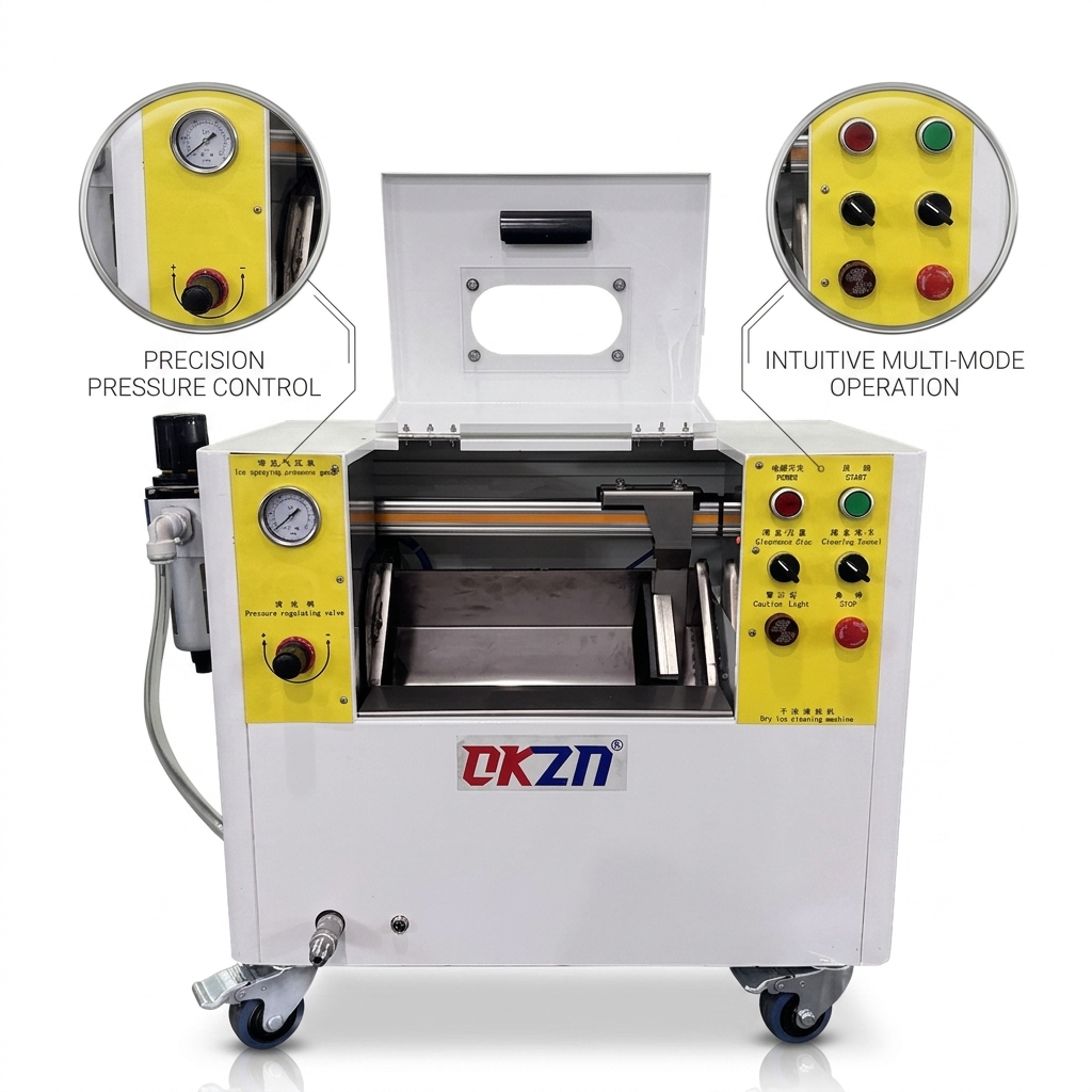 Industrial portable dry ice cleaning equipment, dry environmental protection
