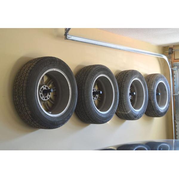 Одиночные полки для шин Металлический автоподъемник на стенке и стенный подъемник для шин