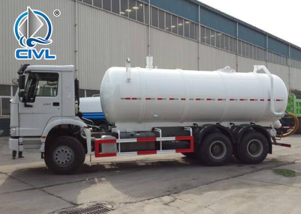18CBM 336hp Vacuum Suction Sewer Cleaning Truck 6x4 Desiel Fuel Type