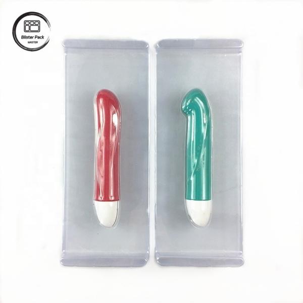 Clear Disposable Vibrator Adult Product Packaging, Plastic Insert Tray For Adult Products