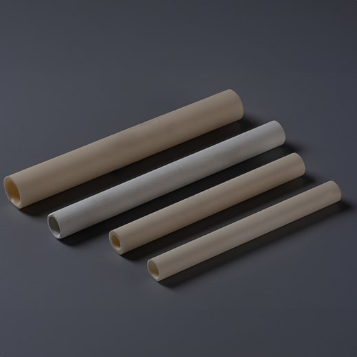 Теплообработка Алюминиевая керамическая трубка 92% 95% Для защитного корпуса