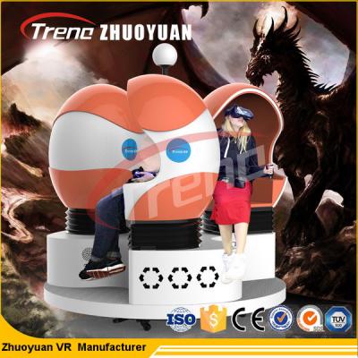 Simulador alaranjado 9D da realidade virtual do shopping com 6 efeitos especiais