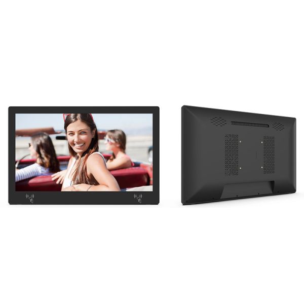 21.5-inch LCD monitor, wall-mounted commercial digital signage, electronic menu screen for catering, fitness interactive all-in-one machine with Wi-Fi & Android system