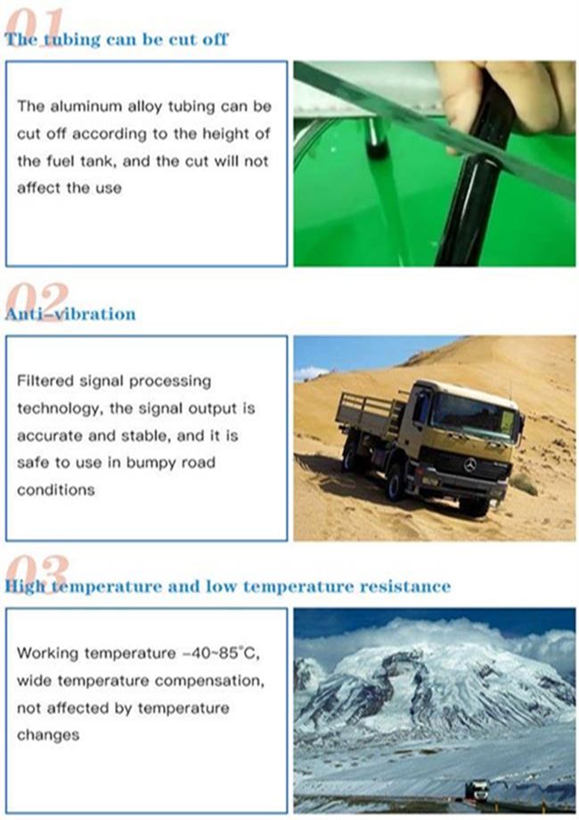 Gps Rs232 18mm заправляют топливом датчик для управления флота точности танка тележки Cuttable