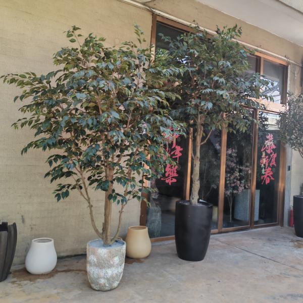 Indoor/Outdoor Faux Silk Plant 2.8m 9.3ft Ficus Artificial Tree For , Office, Living Room, And Garden Decor