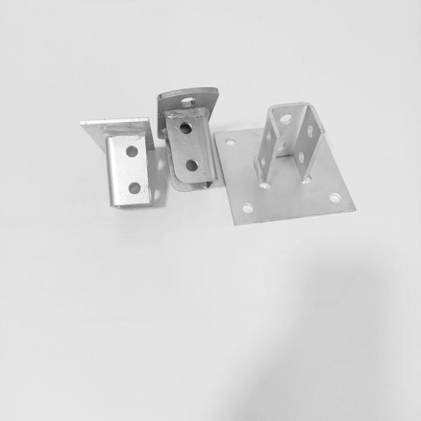 acessórios de aço inoxidável galvanizados dos encaixes do canal do suporte do mergulho quente de 82mm elétricos