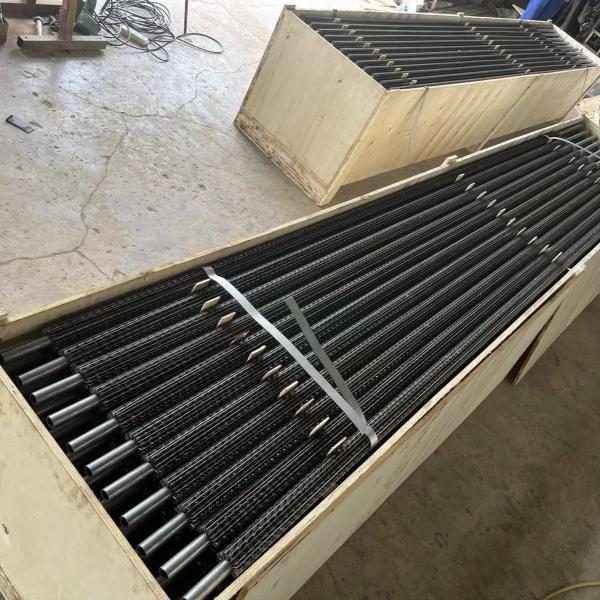 DELLOK High Frequency Weld HFW Solid Fin Tube for 4 Aluminum Processing Production Lines