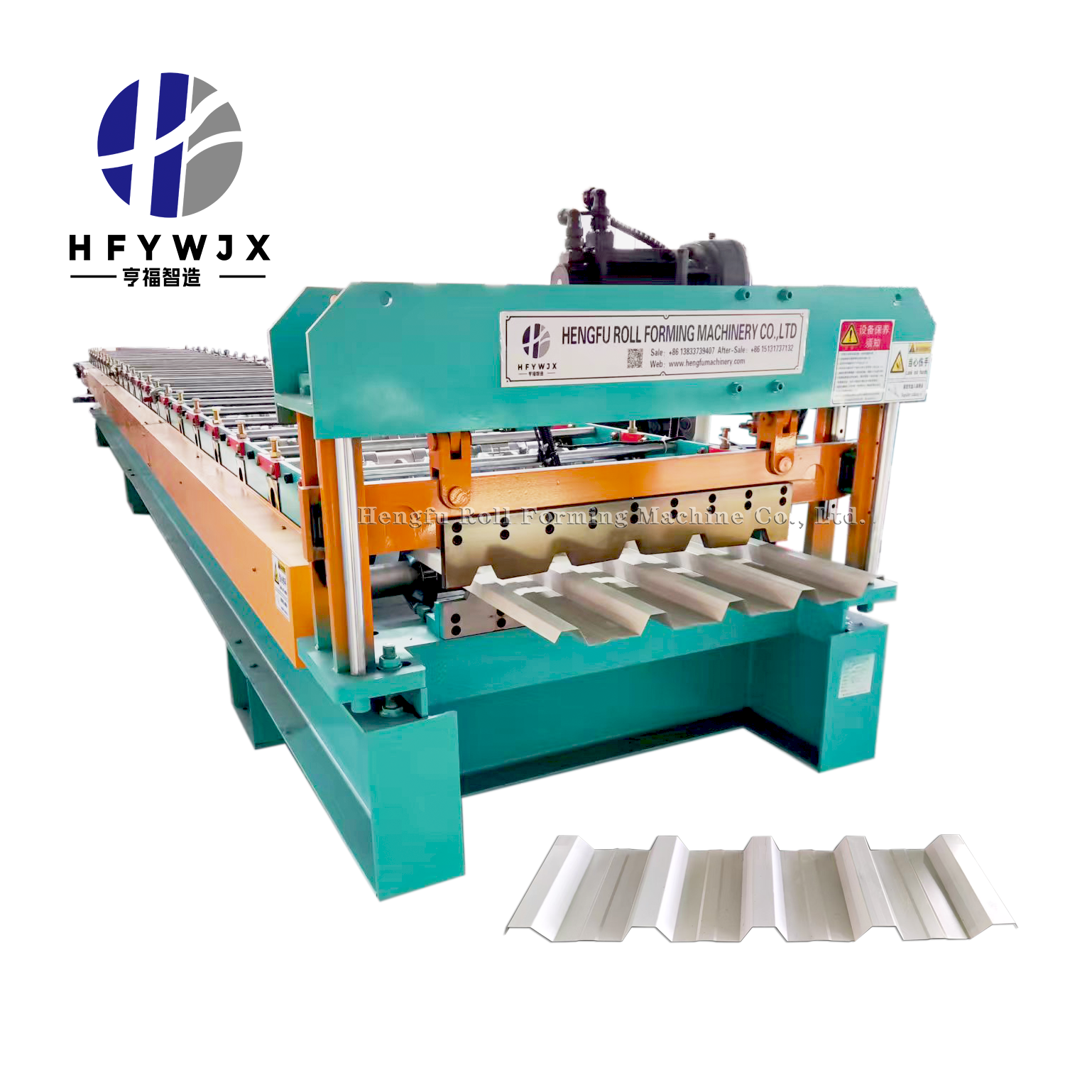 IBR Trapezoid 686 Roofing Sheet Roll Forming Machine with 23 Forming Stations, 40m/min Production Speed, and PLC Control System