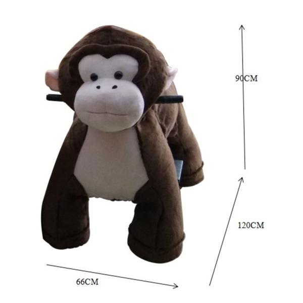 Hansel   electric plush animal toy ride electric ride on animals monkey