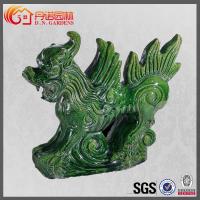 Estatuetas asiáticas cerâmicas vitrificadas tradicionais Matt Chinese Roof Decoration lustroso
