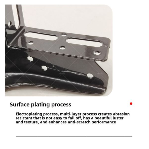 Sofa Support Feet Bed Legs Triangle Belt Corner Code Black Cabinet Metal Furniture Legs Hardware Accessories