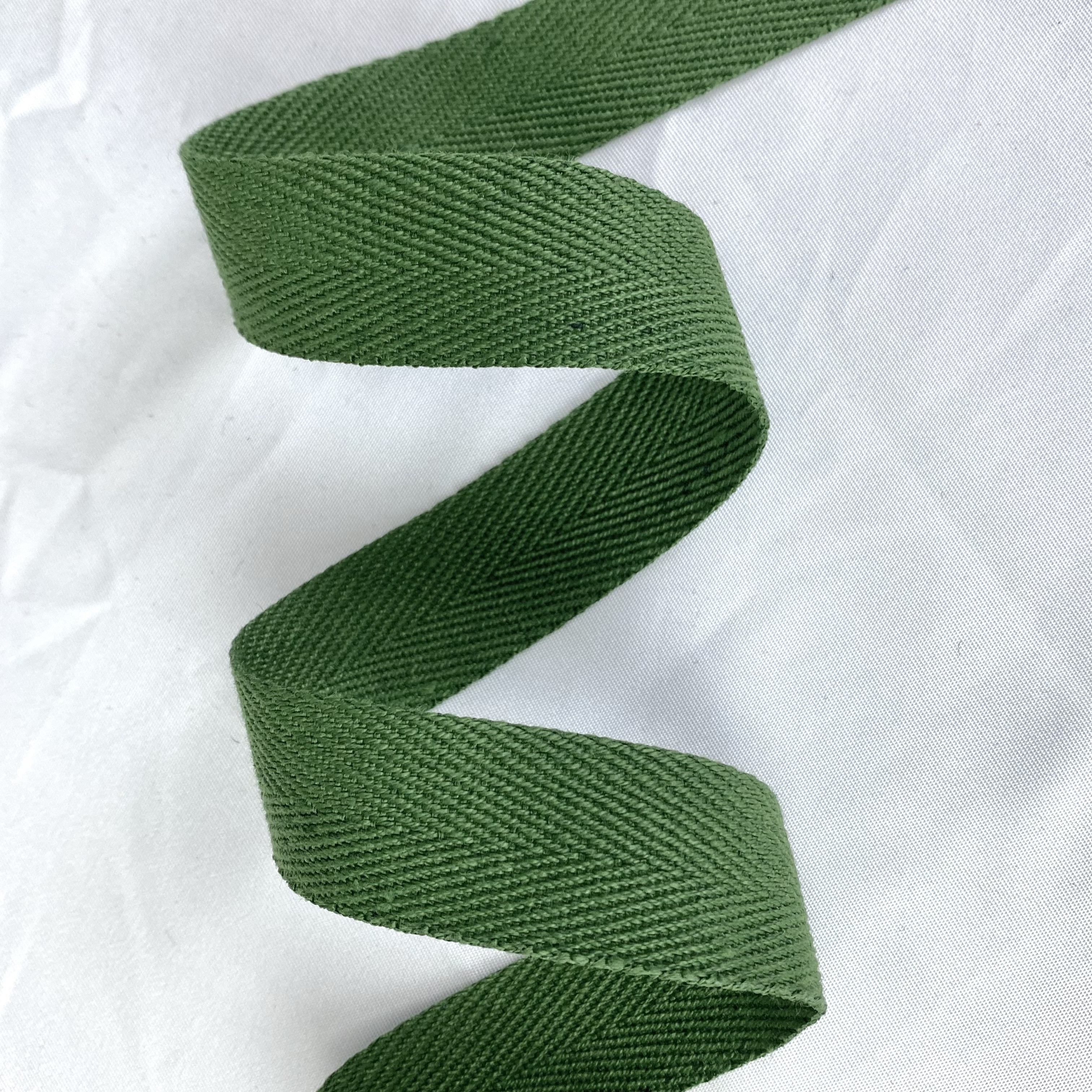Herringbone polyester-cotton webbing Various colors Backpack strap Belt Handbag strap