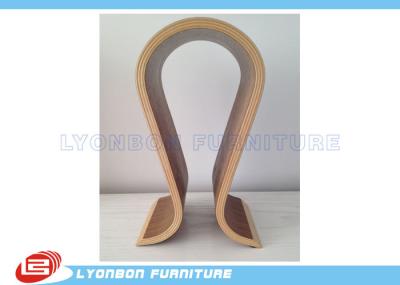 SGS ODM Curved Wood Countertop Display For Shopping Mall , Painted Surface