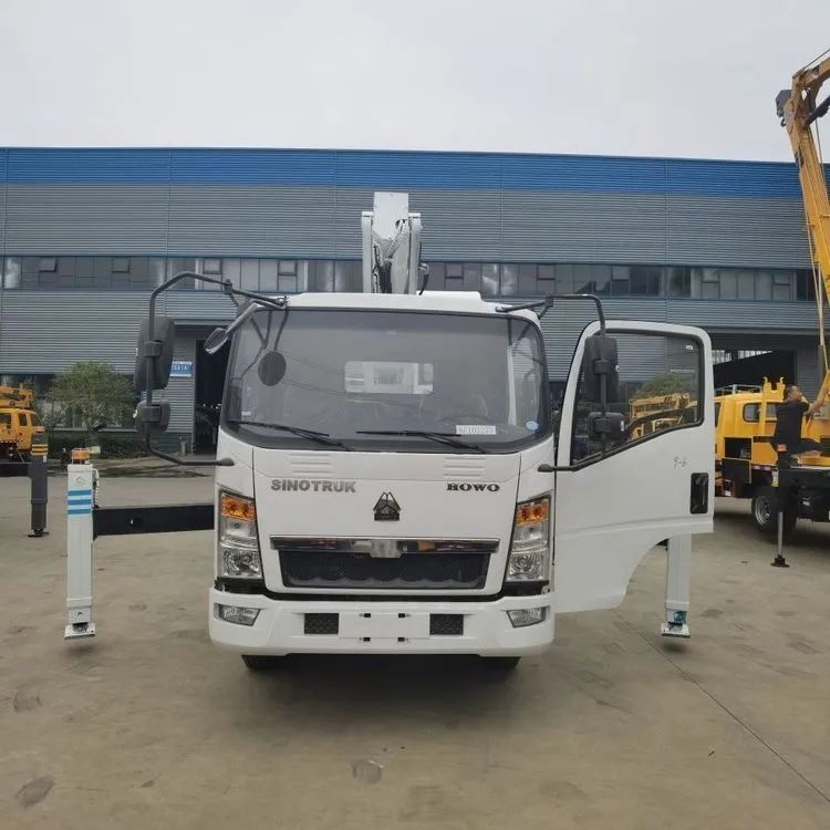 28m-32m Telescopic Boom Hydraulic Man Lift Truck For Aerial Work