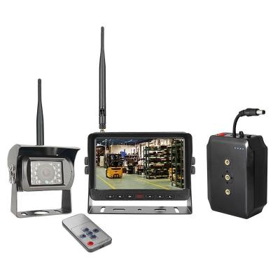 IP67 フォークリフト ワイヤレス カメラ システム 7 インチ ワイヤレスフォークリフト カメラ 精度