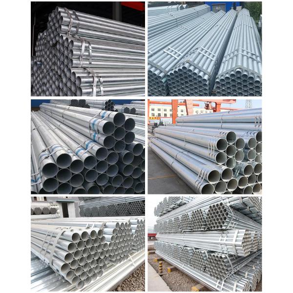ST082 ERW tubo de acero galvanizado 2 pulgadas 3 pulgadas perforando 8m de longitud o personalizado