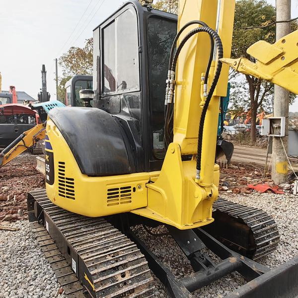 5ton Used Komatsu Excavators PC55 Construction Sales Tracked Machine