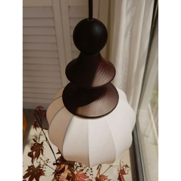 Dining Room Kitchen Chandelier Home Decor Bedsroom Bedside Hanging Light Vintage Wooden Ceiling Pendant Lamp (WH-VP-313)