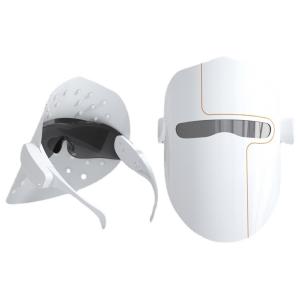 Rechargeable Red Blue Light Face Mask LED Therapy For Ance / Anti Aging