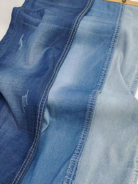 65%Tencel Weak Stretch Twill Style  4.7oz Light Weight Denim Fabric For Summer Children Jeans Or T-Shirt
