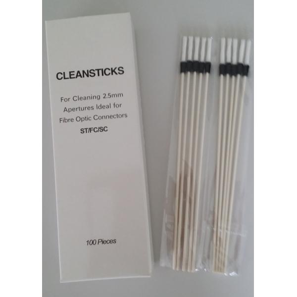 Compact And Disposable Fiber Optic Cleaning Sticks High Cleaning Performance