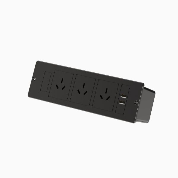 Australian Standard Socket 3 Outlets 2 USB