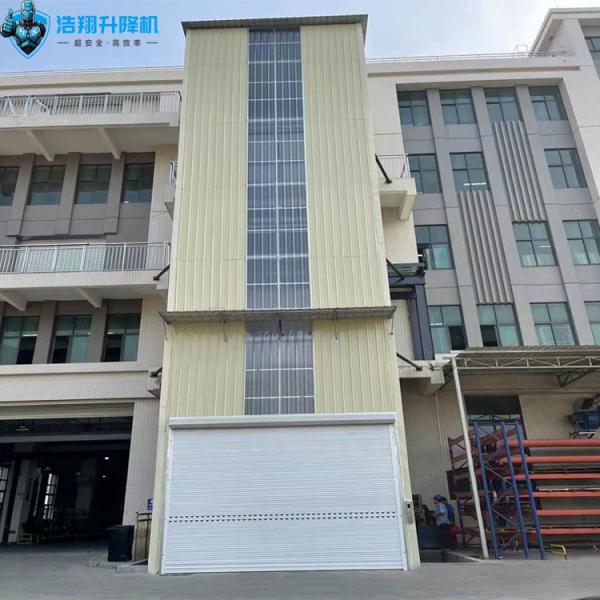 3 Floors 10 m Large Rolling Door Customized Outdoor Freight Elevator