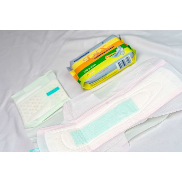 Leak proof Menstrual Pad Containing Waterproof Polyethylene Film Backsheet Individually Wrapped for Menstrual Protection