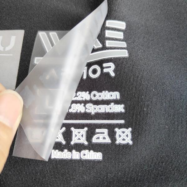 Ultra-soft tagless heat transfer labels for sensitive skin, custom neck label printing for t-shirt