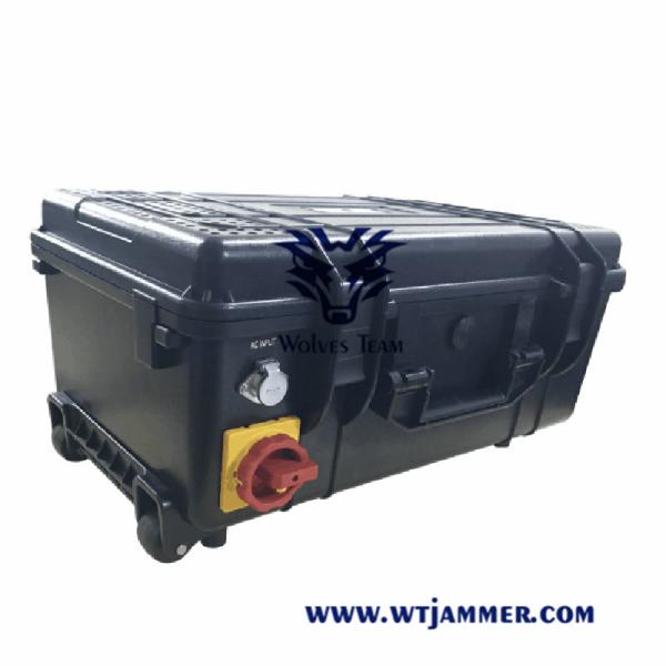 Waterproof  9 - 11 Outdoor channels  High power Mobile phone WIFI UHF VHF GPS Jammer
