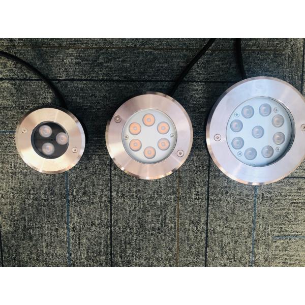 Стальная стеклянная лампа IP67 3000K СИД 7W подземная делает водостойким