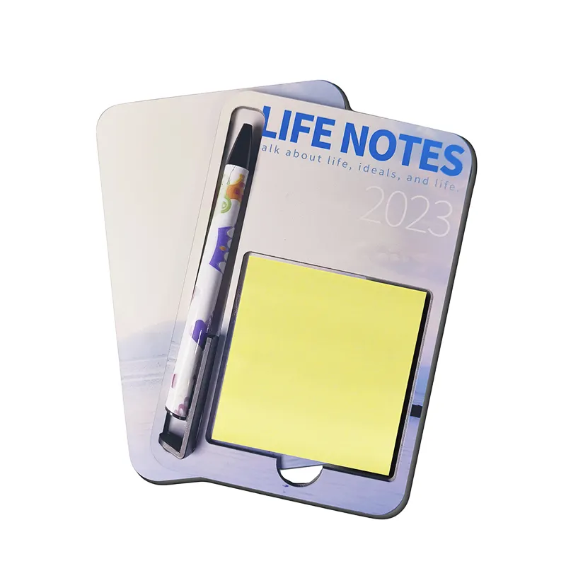 Custom Sticky Note Pads Sublimation Blanks Wooden Sticky Note Holder
