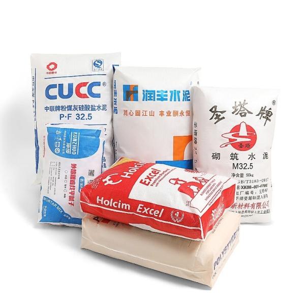 20kg 25kg Woven PP Valve Bags for packing tile adhesive