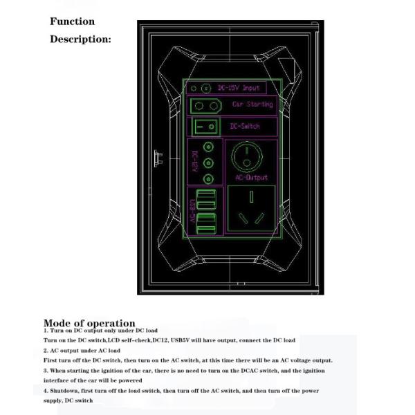 200W energy storage power supply UPS power outage Bao portable portable power supply